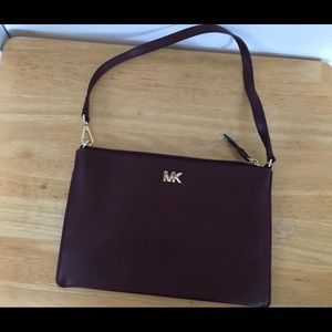 Michael Kors maroon small purse